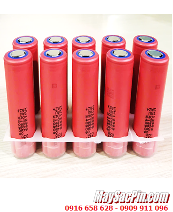 Sanyo NCR18650GA; Pin sạc 3.7v 18650 Sanyo NCR18650GA 3500mAh dòng xả 10A chính hãng